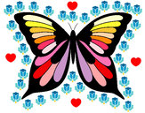 Dibujo Mariposa 8 pintado por valeria14