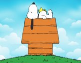 Snoopy durmiendo