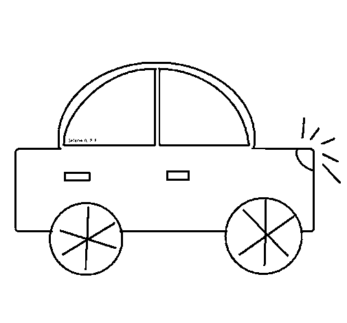 Dibujo de Automóvil para Colorear