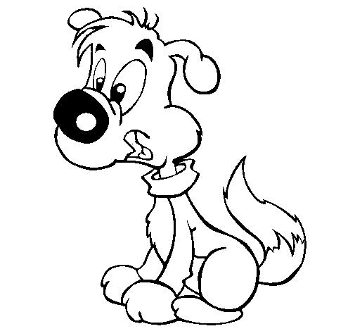 Dibujo de Cachorro para Colorear