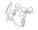 Dibujo de Carne de pollo