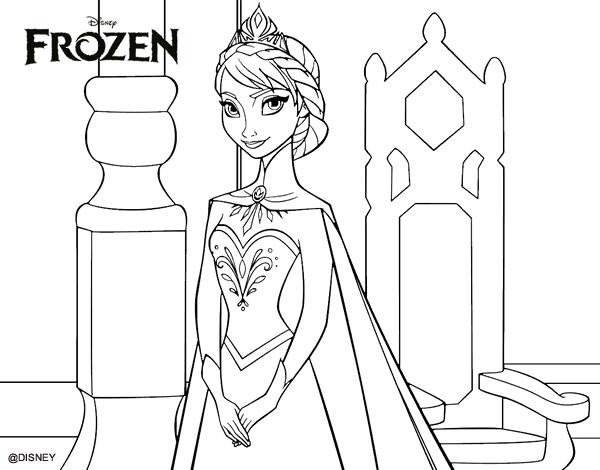 Dibujo Para Colorear Reina Elsa De Arendelle Images And Photos Finder Reverasite