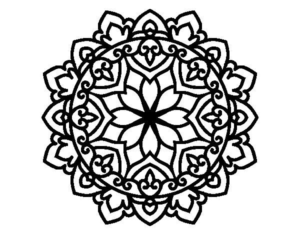 Dibujo de Mandala celta para Colorear