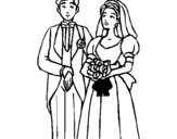 Dibujo de Marido y mujer III para colorear