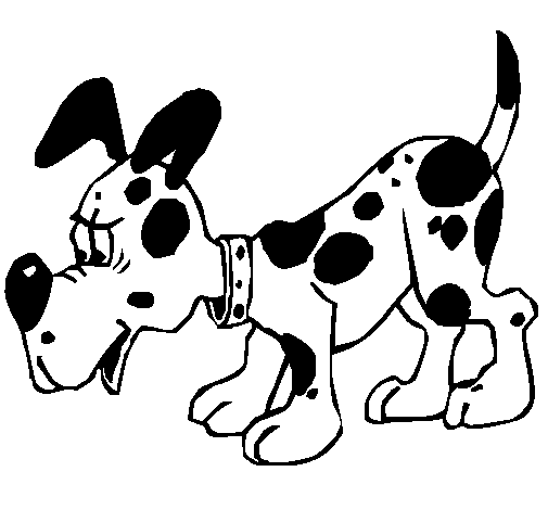 Dibujo de Perro 5a para Colorear