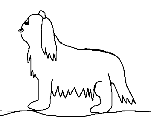 Dibujo de Perro 8 para Colorear