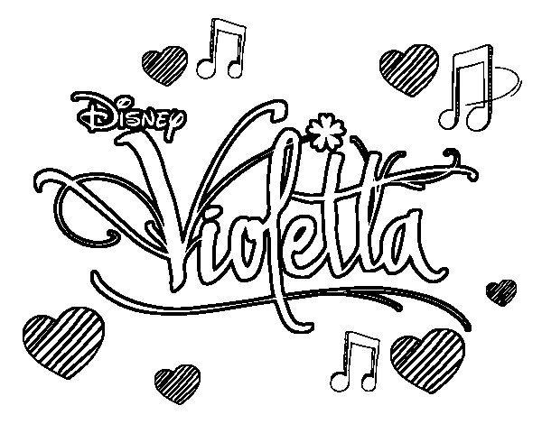 violetta en dibujo animado para colorear Trepo8ykE