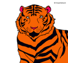 Dibujo Tigre pintado por josemanuel