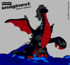 Dibujo Imaginext 9 pintado por 2xtreme