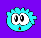 Dibujo Puffle 2 pintado por crisaba