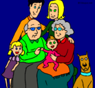 Dibujo Familia pintado por aresgu