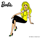 Dibujo Barbie moderna pintado por eveling 