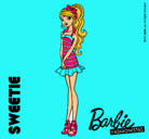 Dibujo Barbie Fashionista 6 pintado por merrymerry