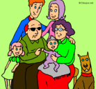 Dibujo Familia pintado por gysse