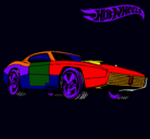 Dibujo Hot Wheels 1 pintado por Daniel2006