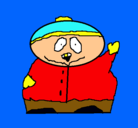 Dibujo Cartman pintado por burrito