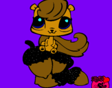 Dibujo Ardilla Littlest Pet Shop pintado por celin