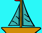 Dibujo Barco velero pintado por nicko