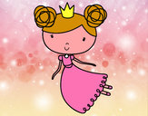 Dibujo Princesa volando pintado por lunaalbic