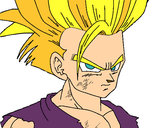 Dibujo Son Gohan pintado por claudis17