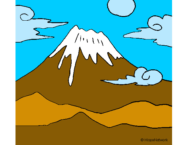 Dibujo de Monte Everest para colorear  Dibujos para colorear imprimir  gratis
