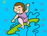 Dibujo Surf pintado por lucia551