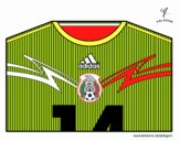 Camiseta del mundial de fútbol 2014 de México