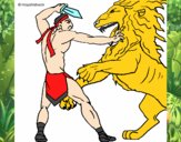 Gladiador contra león