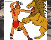 Gladiador contra león