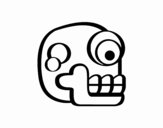 Una calavera azteca