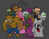 Monstruos de Halloween