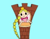 Rapunzel en la torre