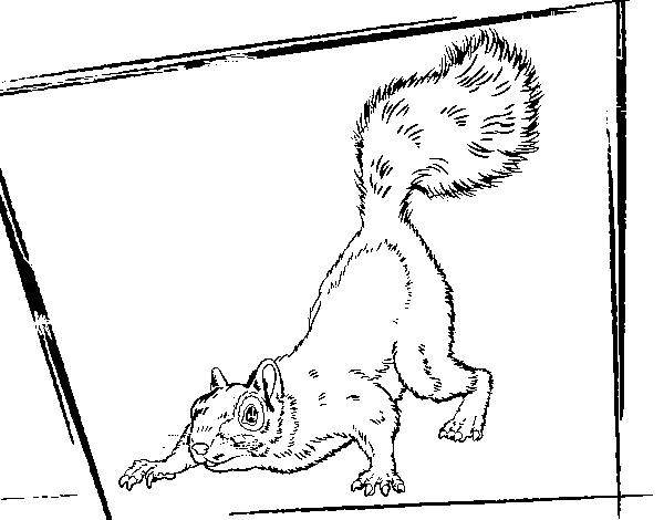 Dibujo de Bob Esponja - La roedora al ataque para Colorear