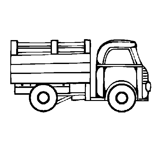 Dibujo de Camioneta para Colorear