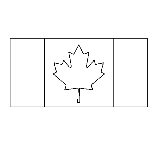 Dibujo de Canadá para Colorear