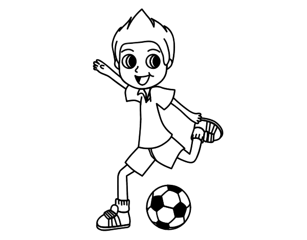 Soccer girl kicking a ball  Illustrations from Dibustock Childrens  Stories Illustration experts