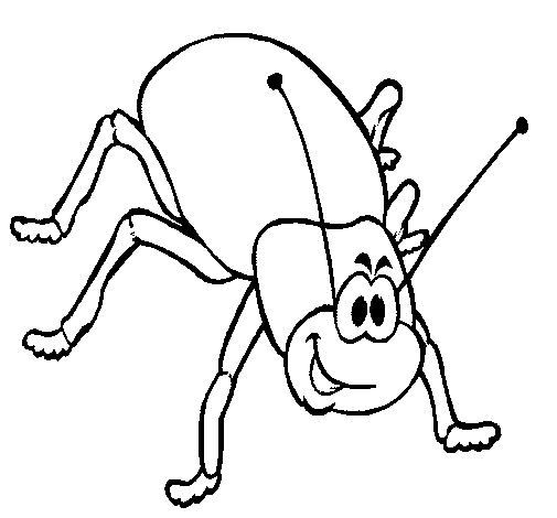 Dibujo de Cucaracha 2 para Colorear