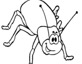Dibujo de Cucaracha 2 para colorear