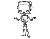 Dibujo de El robot inteligente para colorear