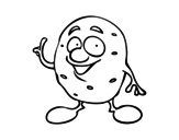 Dibujo de El señor patata para colorear