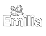 Dibujo de Emilia para colorear