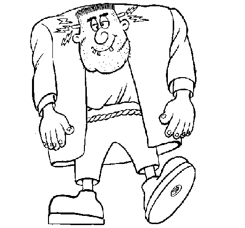 Dibujo de Frankenstein para Colorear