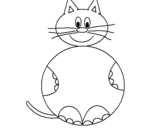 Dibujo de Gato Selene para colorear