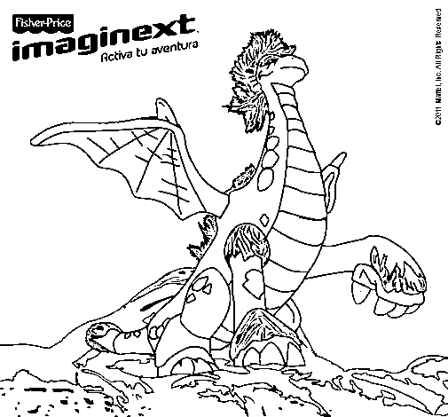 Dibujo de Imaginext 9 para Colorear