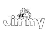 Dibujo de Jimmy nombre para colorear