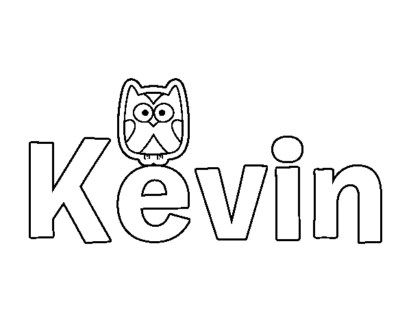 Dibujo de Kevin para Colorear