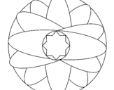 Dibujo de Mandala para colorear