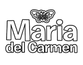 Dibujo de Maria del Carmen para colorear