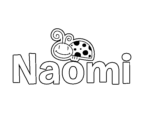 Dibujo de Naomi para Colorear