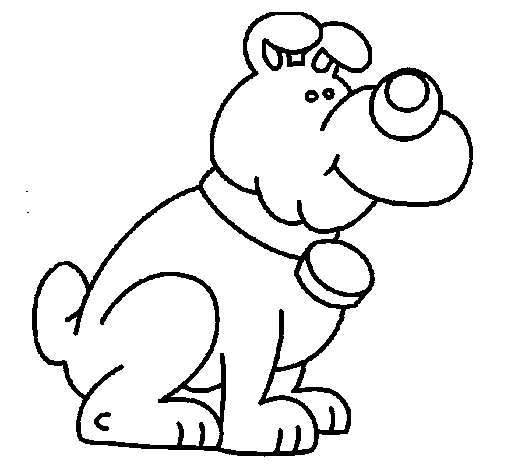 Dibujo de Perro 10a para Colorear